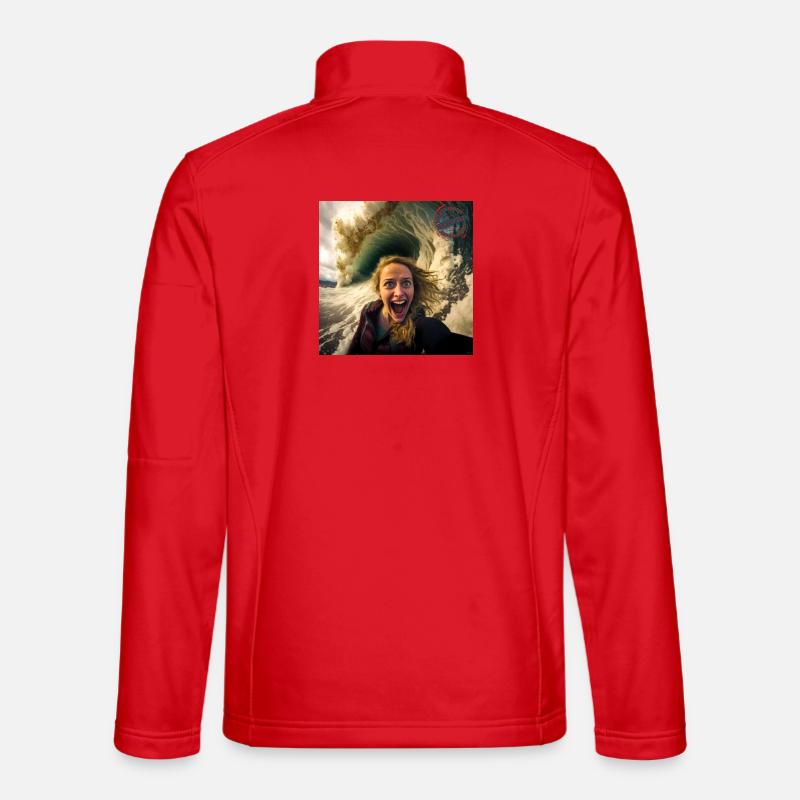 Stefie Selfie Addict zertifiziert - Unisex Softshelljacke - Rot