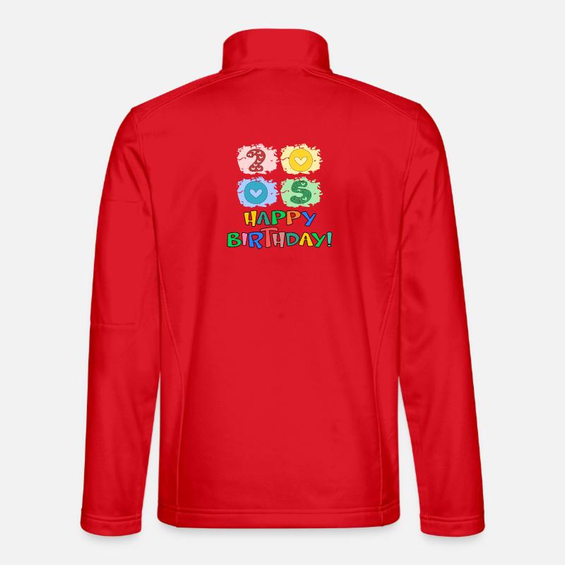 Birthday 2005 - Unisex Softshell Jacket - red