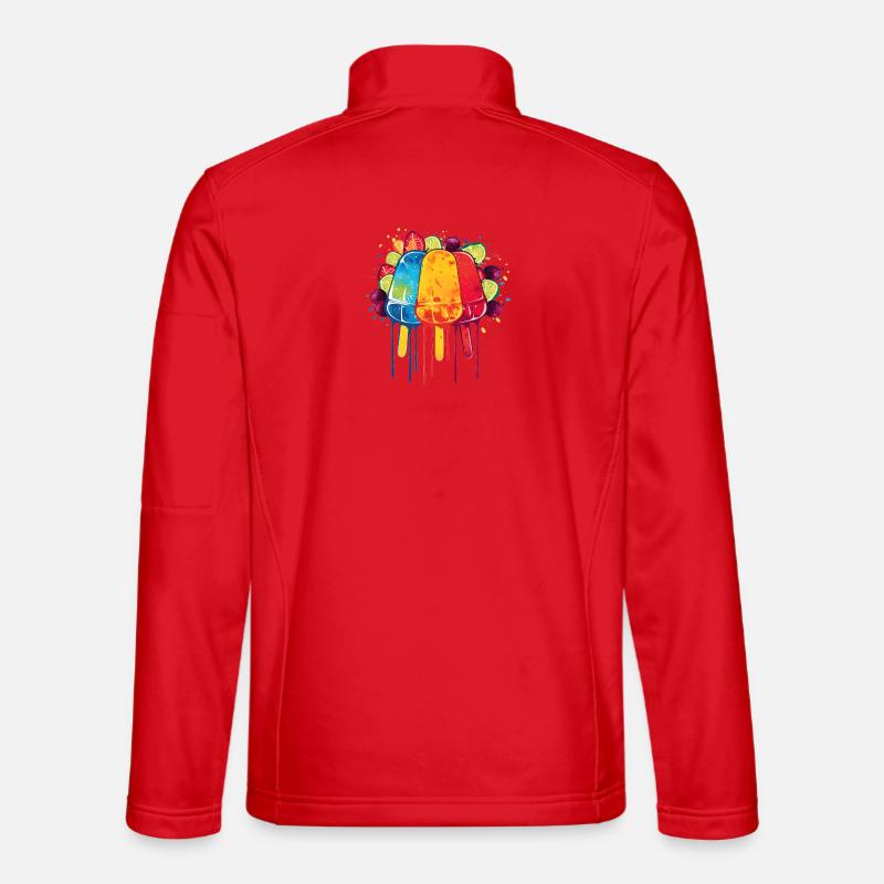 Eis am Stiel - Unisex Softshelljacke - Rot