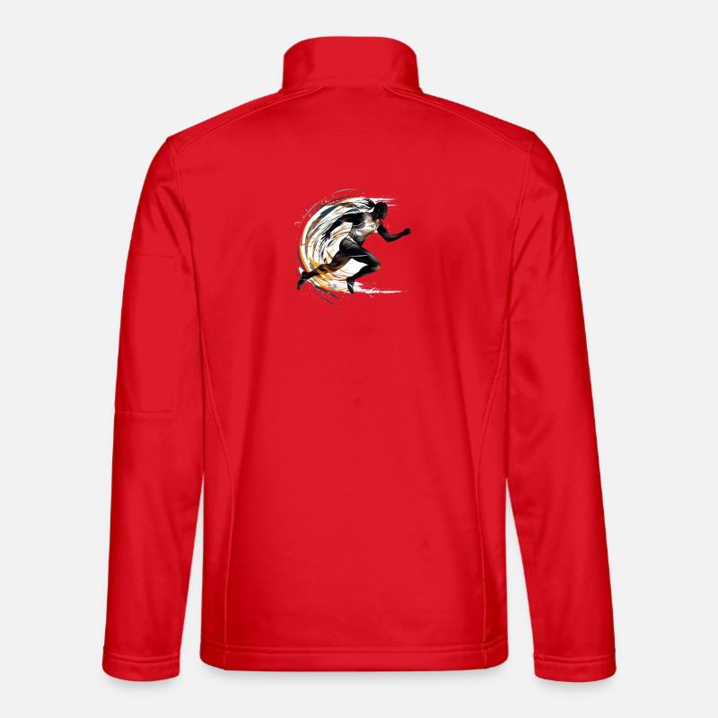 Läufer - Unisex Softshelljacke - Rot