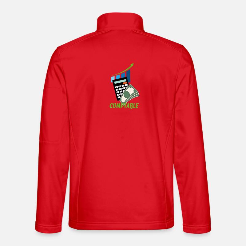 Buchhalter - Unisex Softshelljacke - Rot