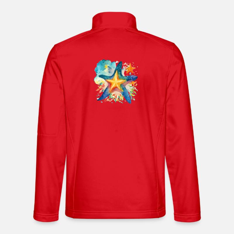 Starfish - Unisex Softshell Jacket - red