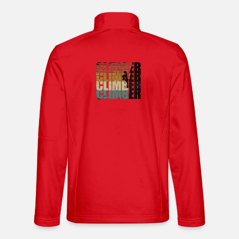 Rock Climber - Unisex Softshell Jacket - red