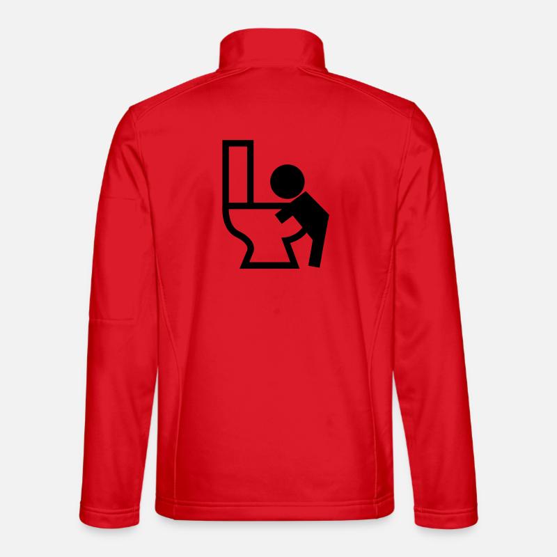 Vomiting Puck Sick Unisex Softshell Jacket