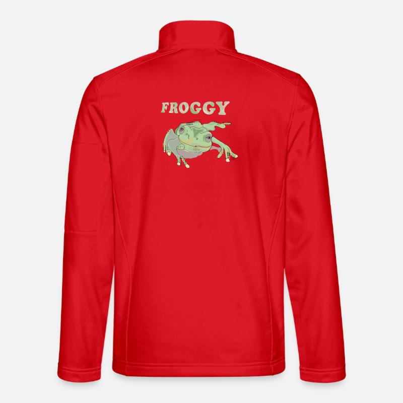 Froggie - Veste en tissu softshell Unisexe - rouge