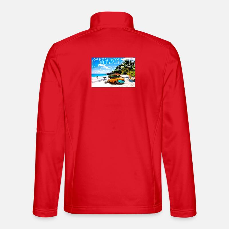 Surf Leidenschaft - Unisex Softshelljacke - Rot