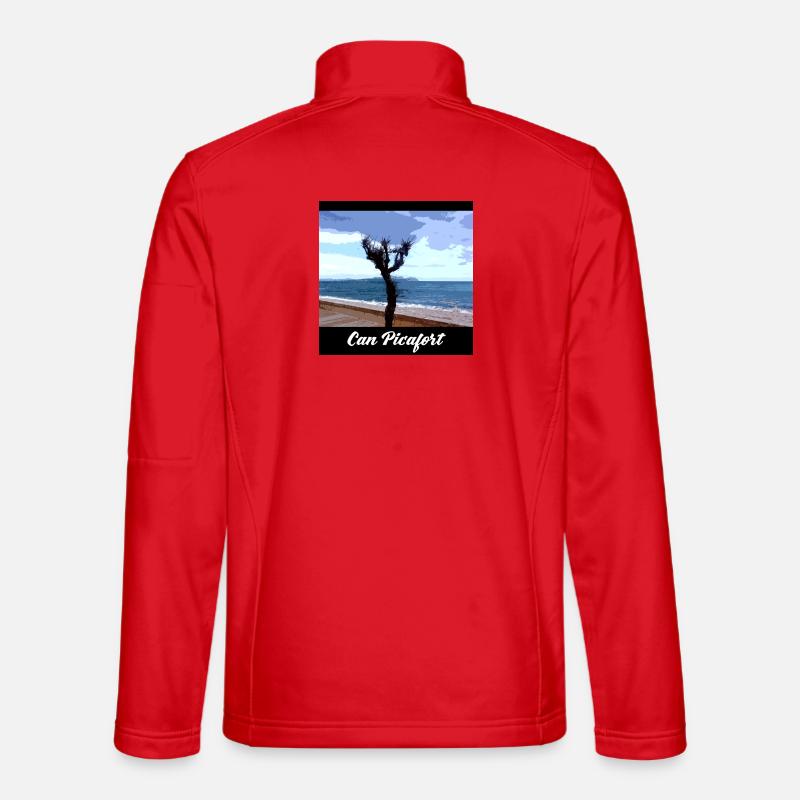 Can Picafort - Majorca - Unisex Softshell Jacket - red