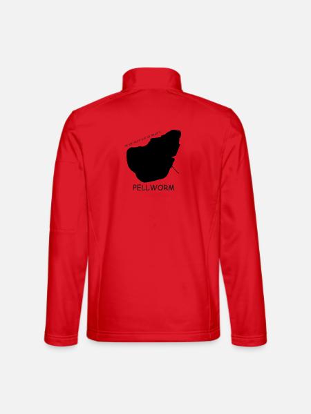 Pellworm Koordinaten - Unisex Softshelljacke - Rot
