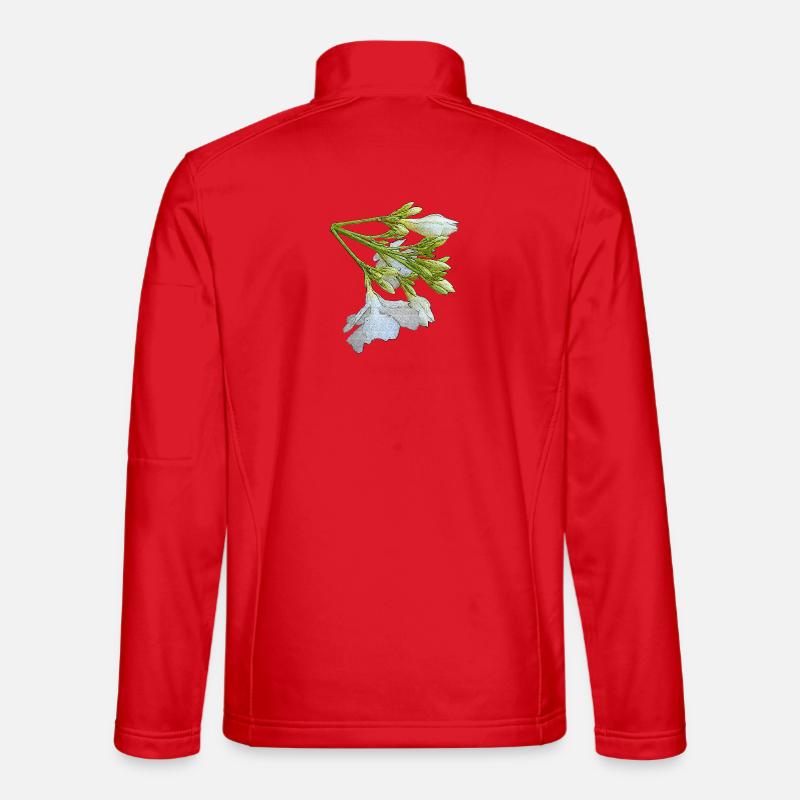 olianderblume, blütenzweig, Geschenkidee frau - Unisex Softshelljacke - Rot