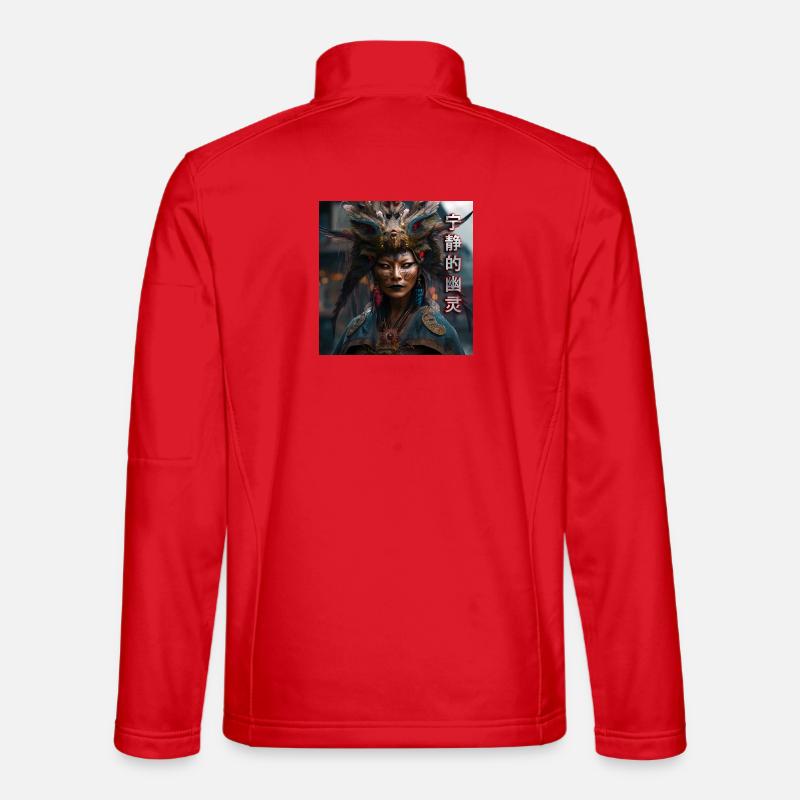 Serene Ghost Tippfehler Unisex Softshelljacke