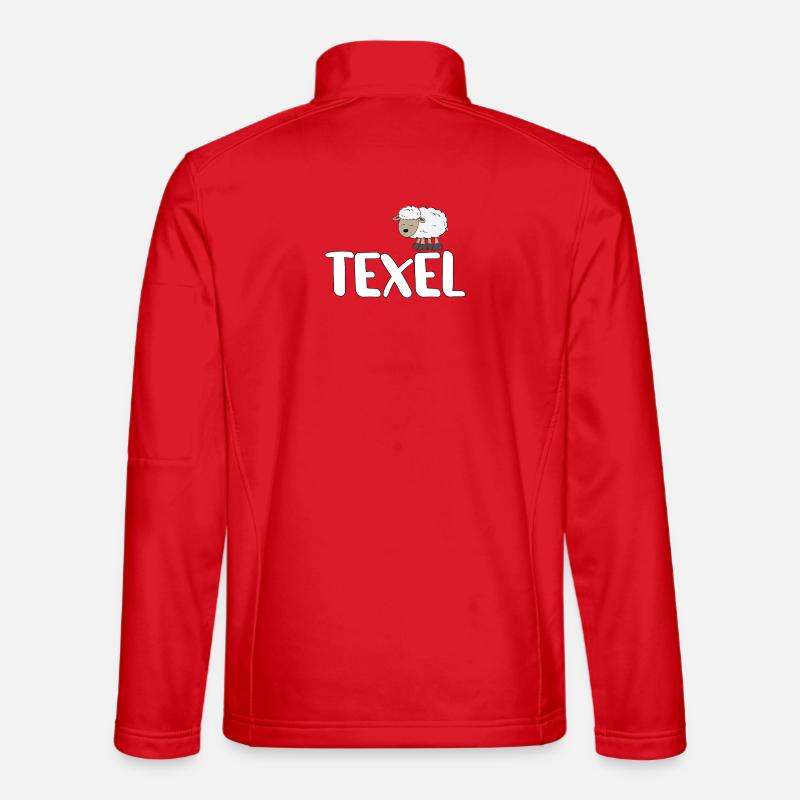 Sheep Texel (colourful version) Unisex Softshell Jacket