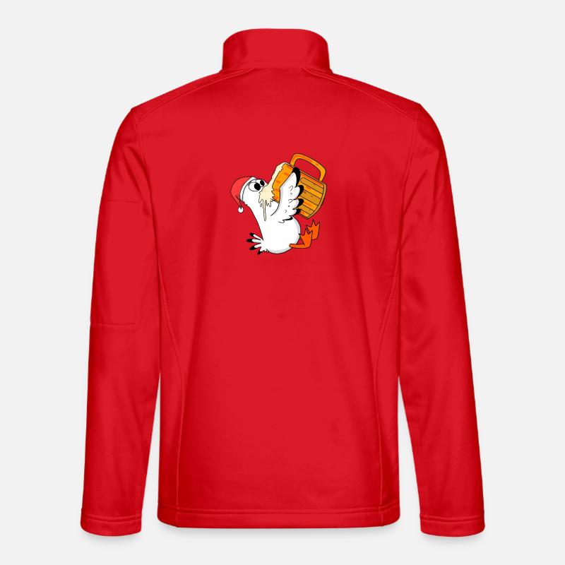 Möwe Bier Weihnachten Unisex Softshelljacke