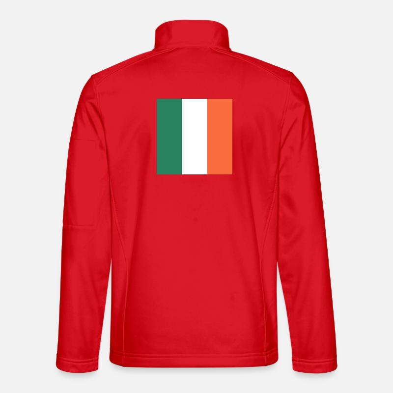 Zeigen Sie Farbe – Irland - Unisex Softshelljacke - Rot