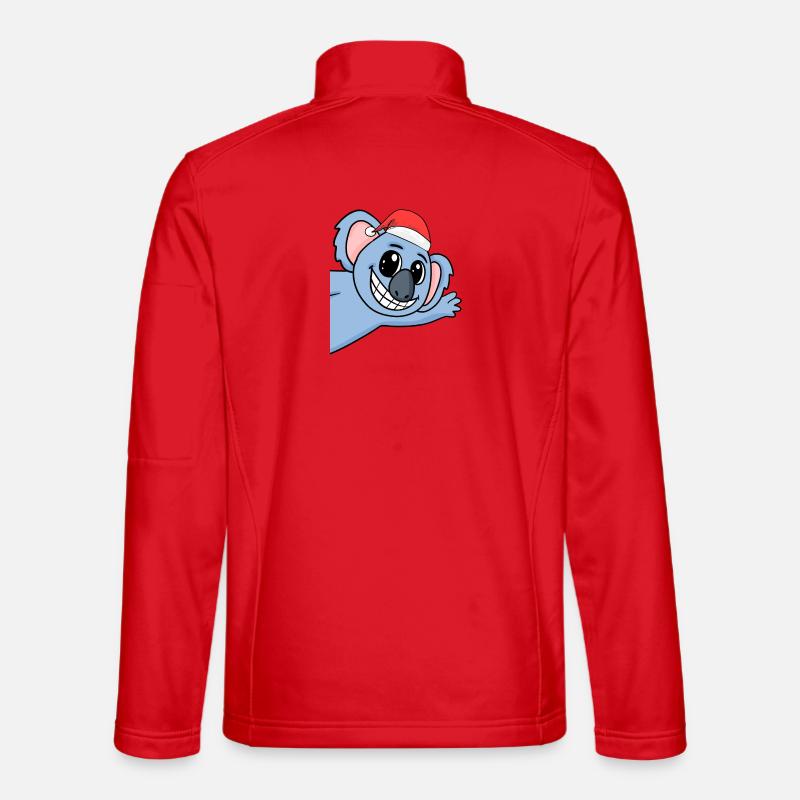 Koala Weihnachten - Unisex Softshelljacke - Rot