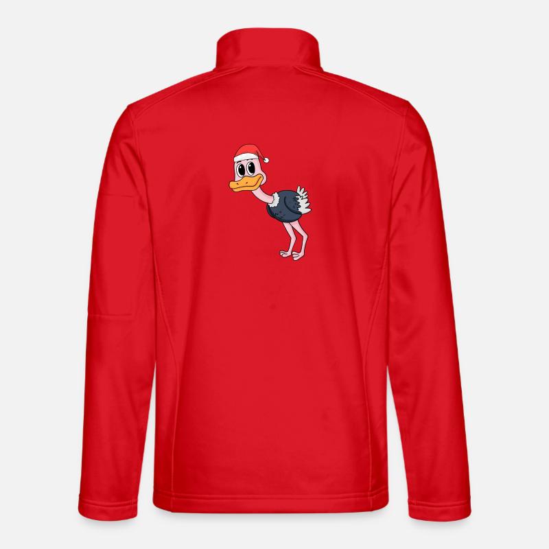 Strauß Weihnachten - Unisex Softshelljacke - Rot