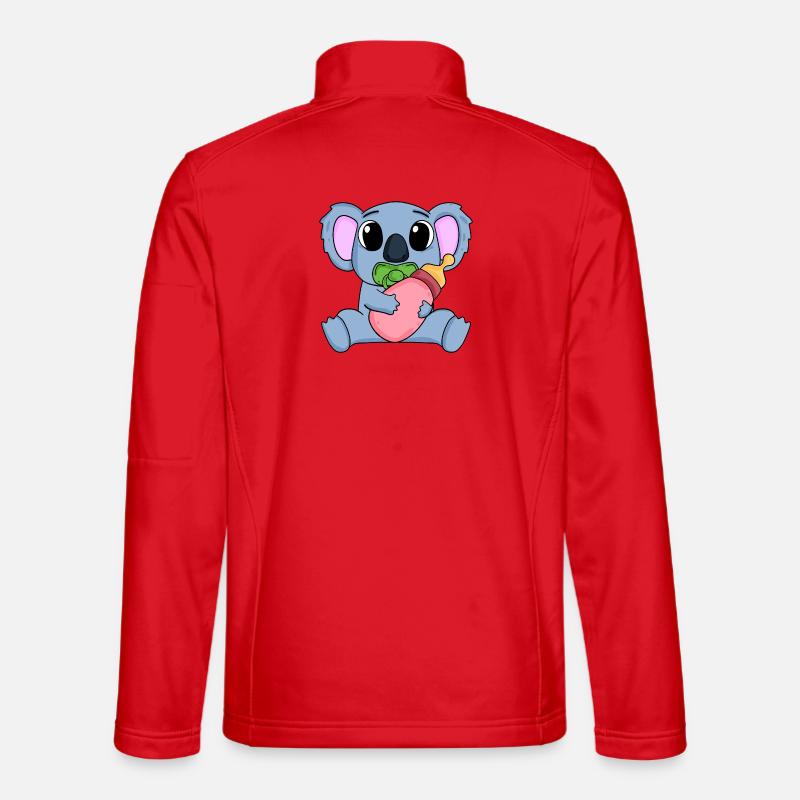 Bébé Koala Motif Koala Ours Veste en tissu softshell Unisexe