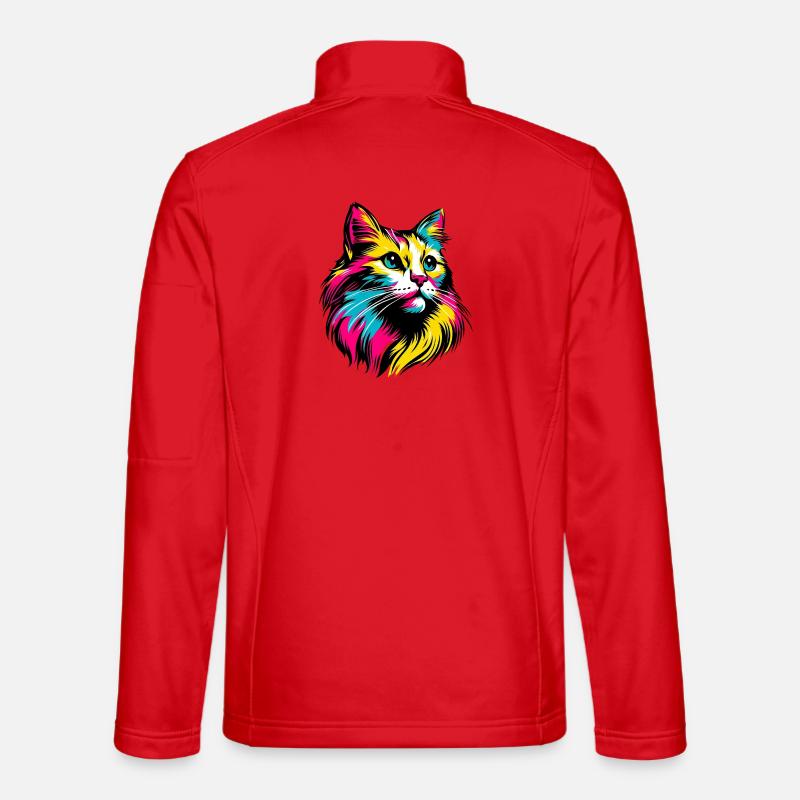 Kat - Unisex softshelljakke - rød