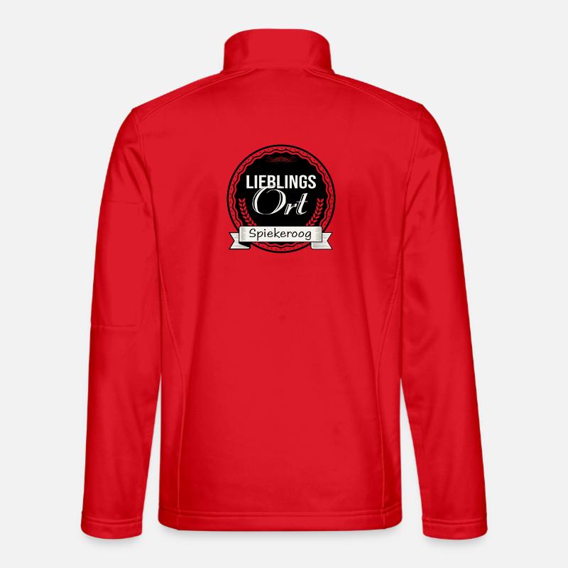 Lieblingsort Spiekeroog - Unisex Softshelljacke - Rot