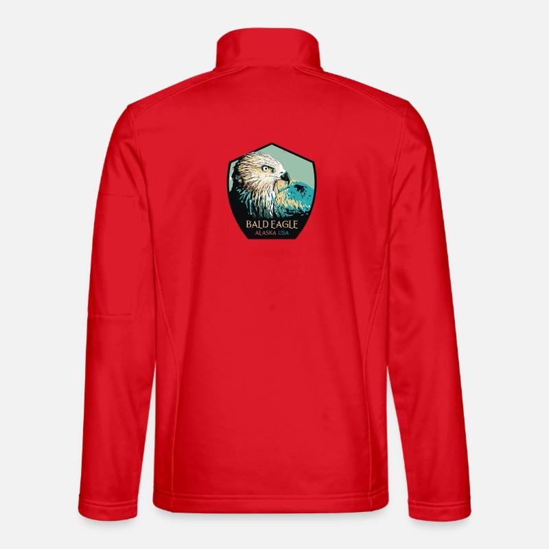 Alaskan Bald Eagle Portrait Unisex Softshell Jacket