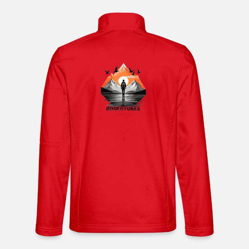 Abenteuer Reise - Unisex Softshelljacke - Rot