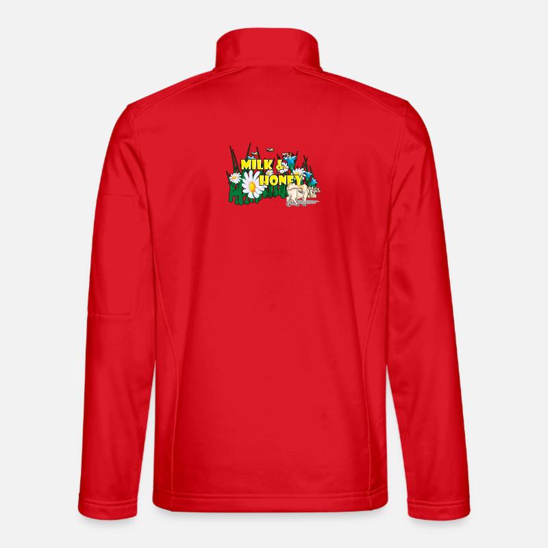 MILK & HONEY - Unisex Softshelljacke - Rot