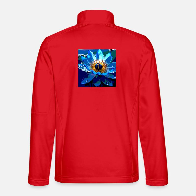 Der Blaue Lotus - Unisex Softshelljacke - Rot