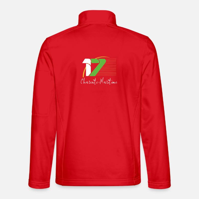 Charente-Maritime - Unisex Softshelljacke - Rot