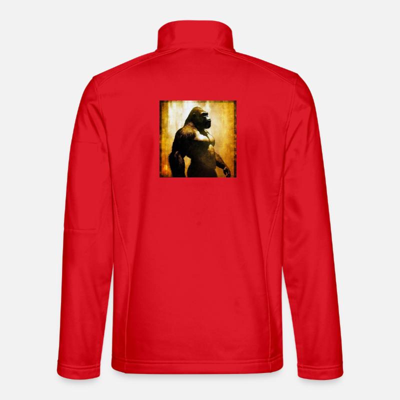 Gorilla 03 - Unisex Softshell Jacket - red