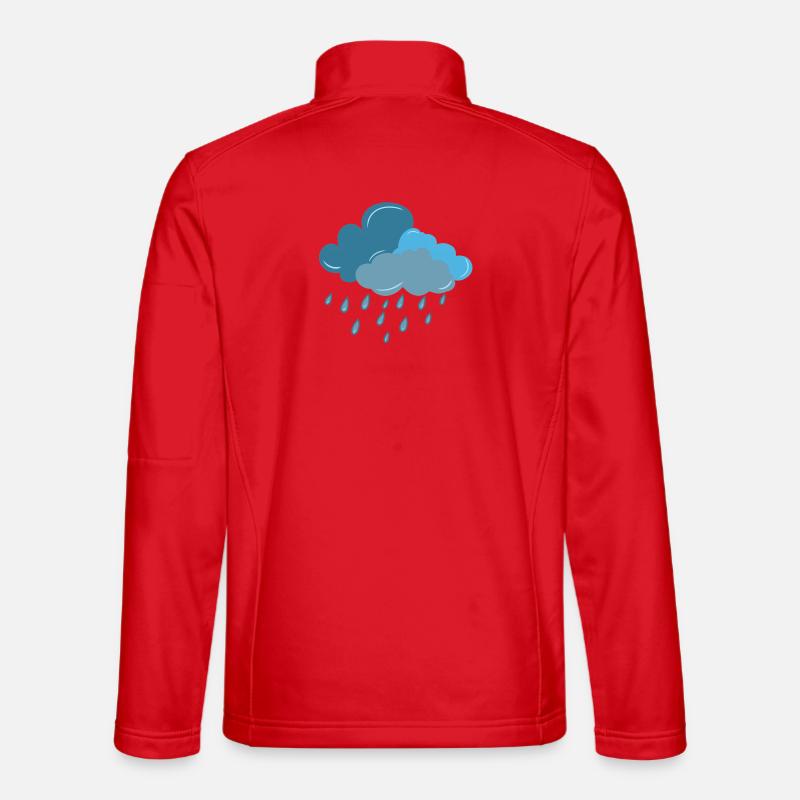 Cloud, Rain, Thunderstorm Unisex Softshell Jacket