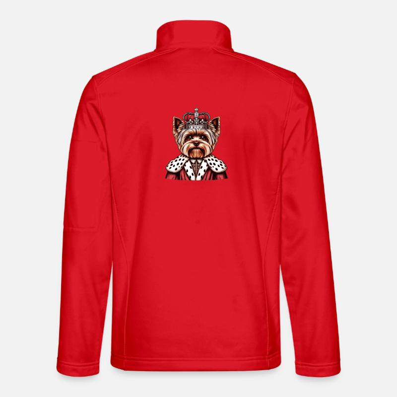 Yorkshire Terrier König - Unisex Softshelljacke - Rot