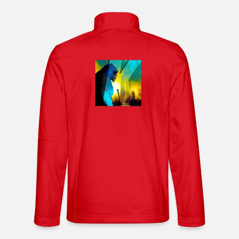 Gorilla 01 - K1 - Unisex Softshell Jacket - red