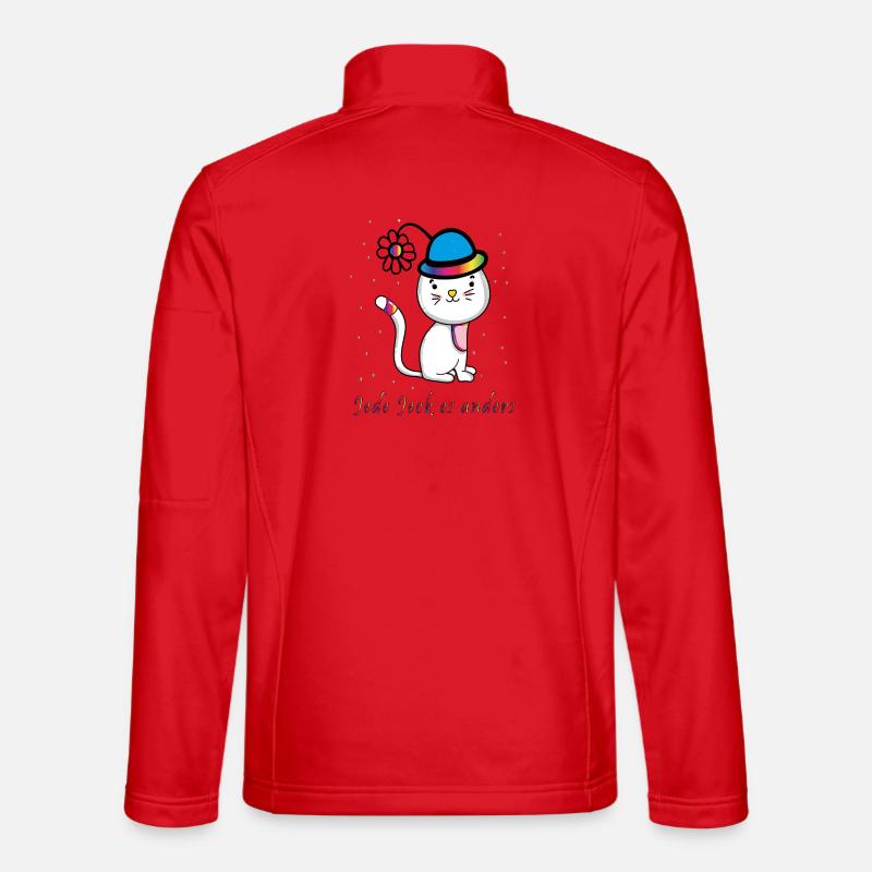 jede Jeck es anders Fasching Konfetti - Unisex Softshelljacke - Rot