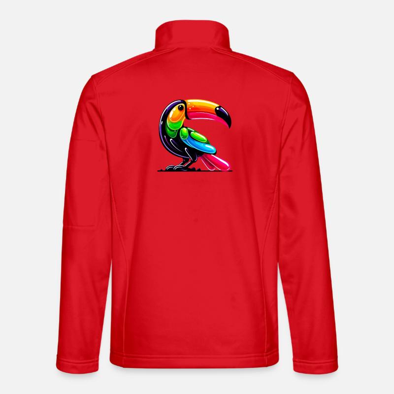 Toucan - Unisex Softshell Jacket - red