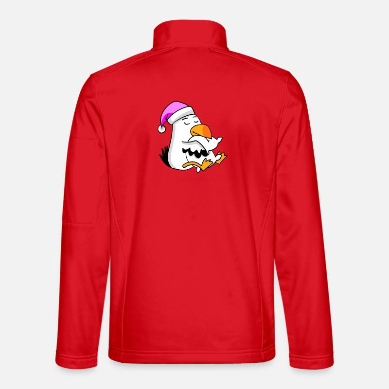 Seagull Tired Sleeping Sleeping Girl Unisex Softshell Jacket