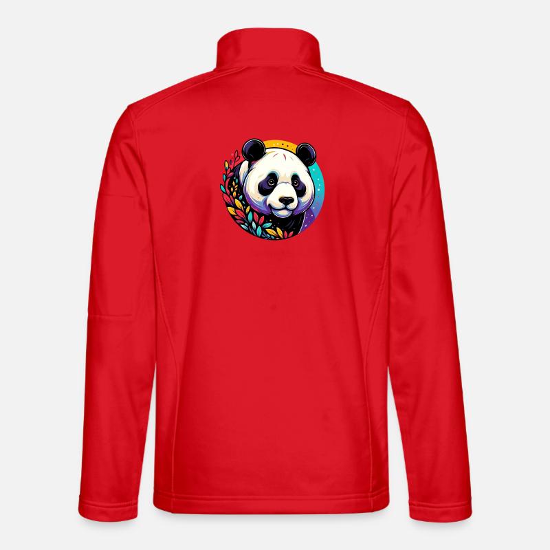 Panda Unisex Softshelljacke