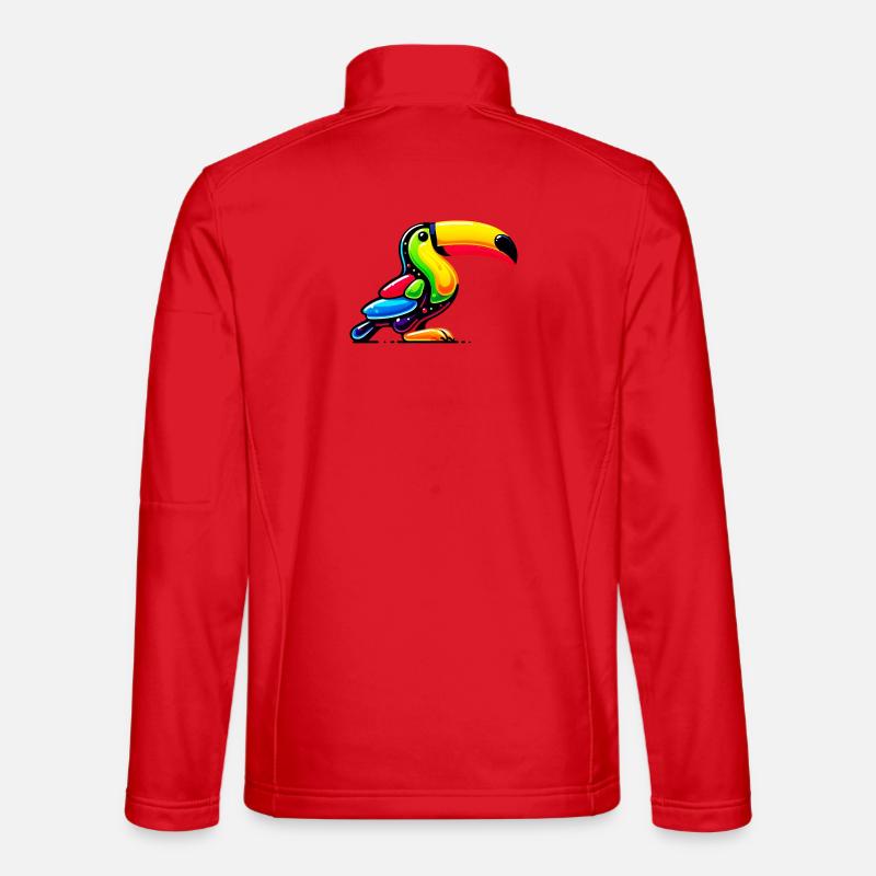 Tukan - Unisex Softshelljacke - Rot