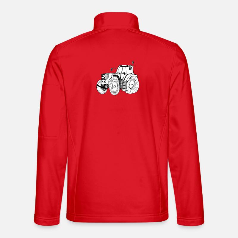Tractor - Unisex Softshell Jacket - red