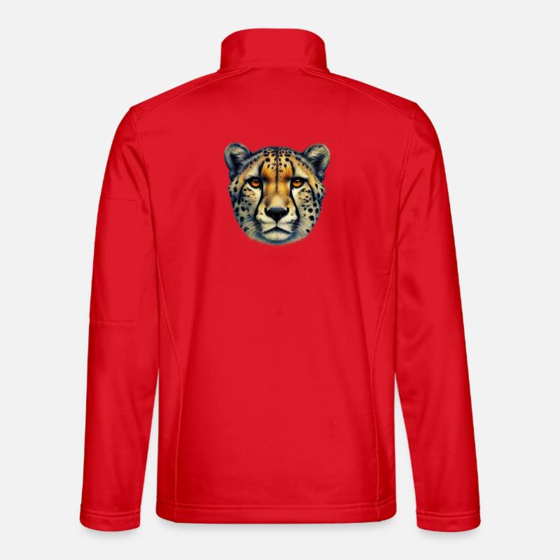Cheetah - Unisex Softshell Jacket - red