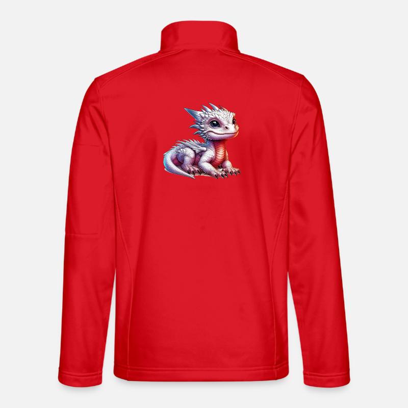 Baby-Drache - Unisex Softshelljacke - Rot