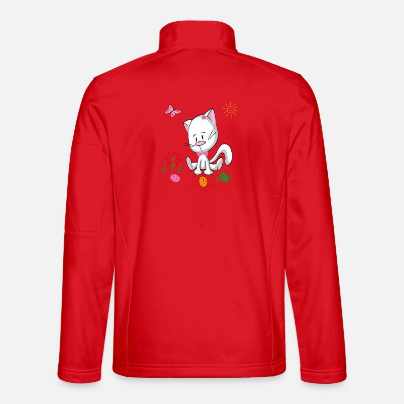 Easter Eggs Easter - Unisex Softshell Jacket - red