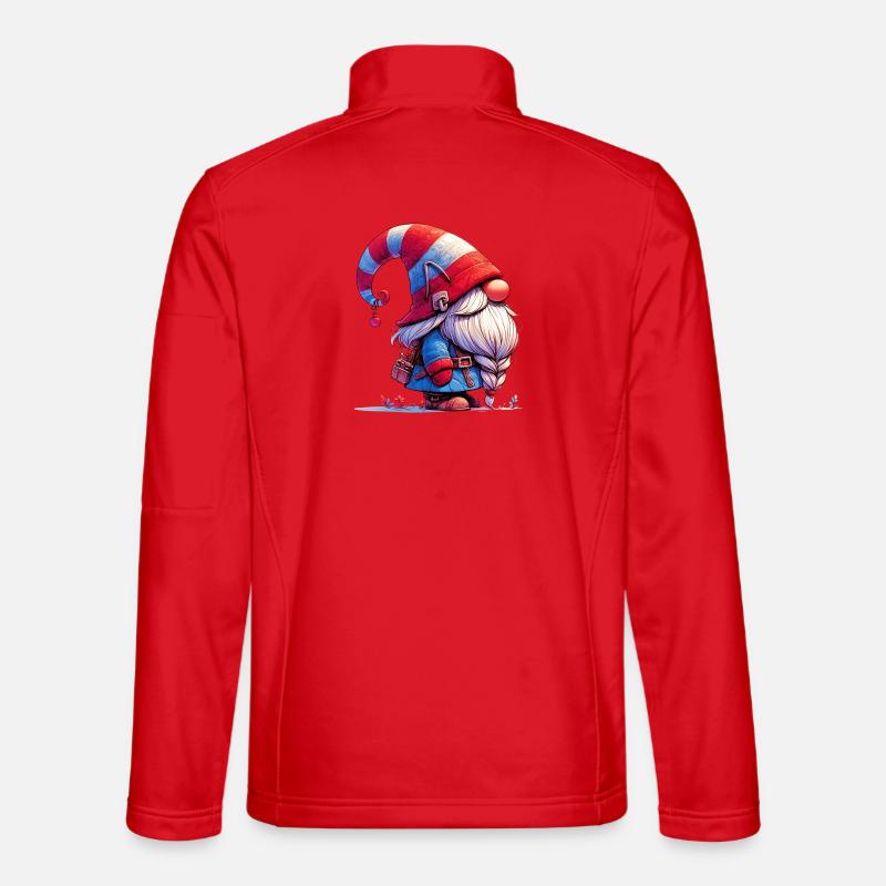 Gnom-Goblin-Elf - Unisex Softshelljacke - Rot