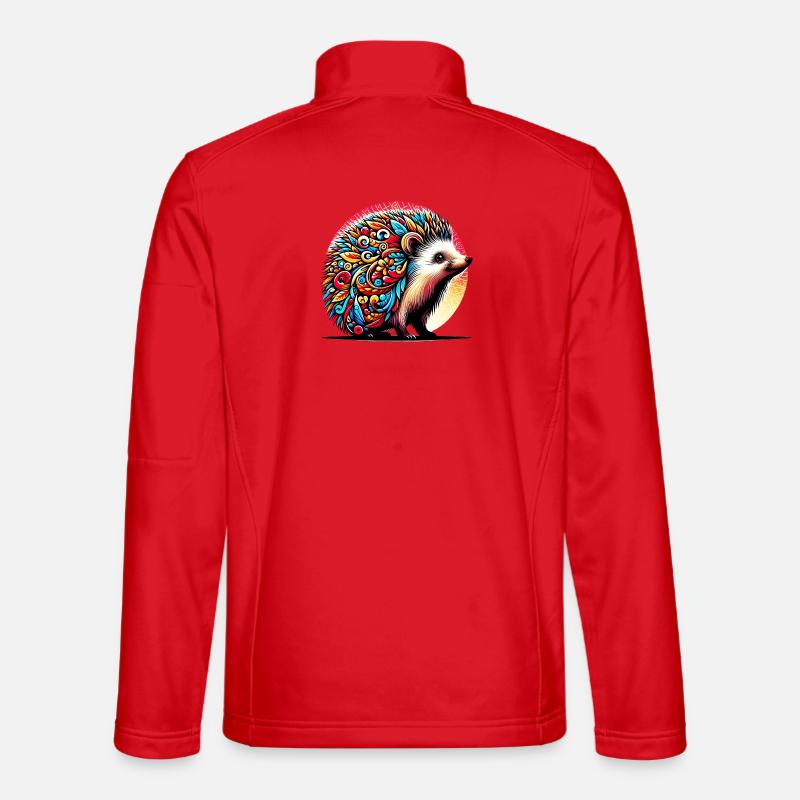 Igel - Unisex Softshelljacke - Rot