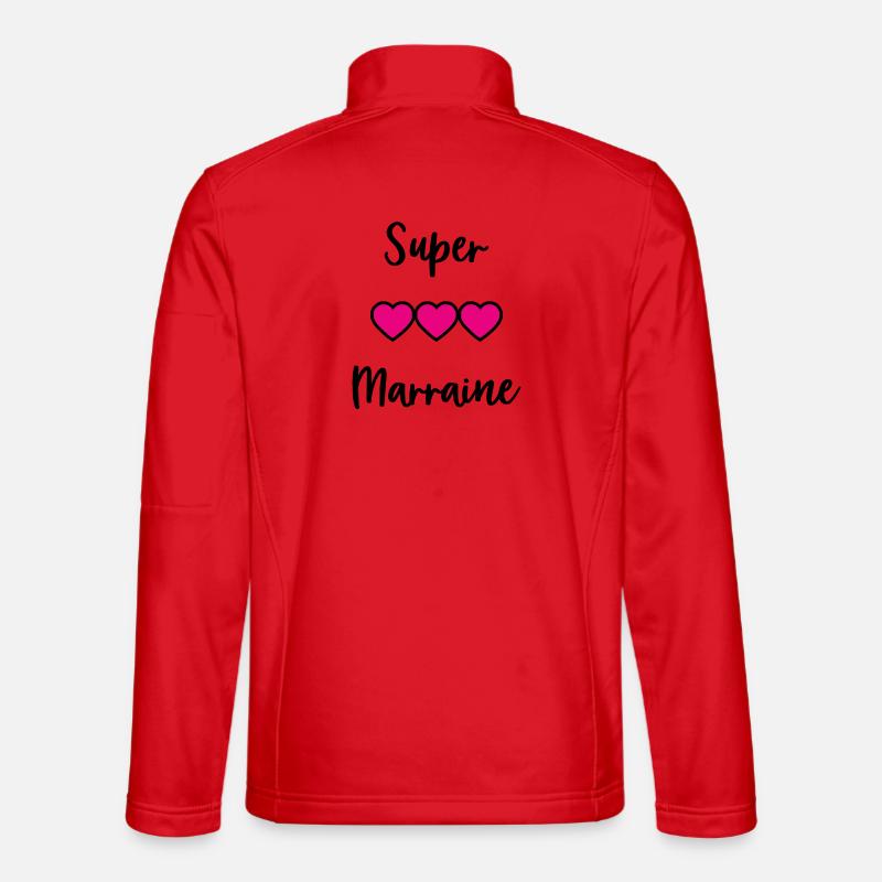 SUPER MARRAY - Unisex Softshell Jacket - red