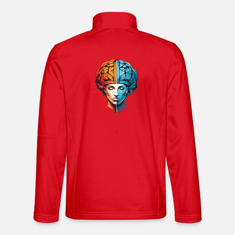 Frauen Denken - Unisex Softshelljacke - Rot