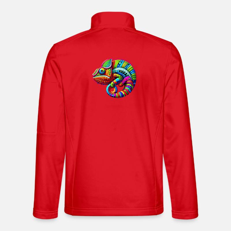 Chamäleon - Unisex Softshelljacke - Rot