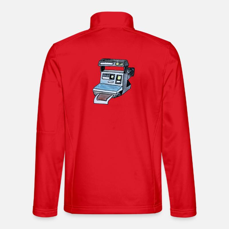 Camera - Unisex Softshell Jacket - red