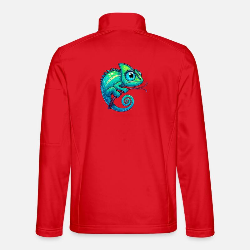 Caméléon - Veste en tissu softshell Unisexe - rouge