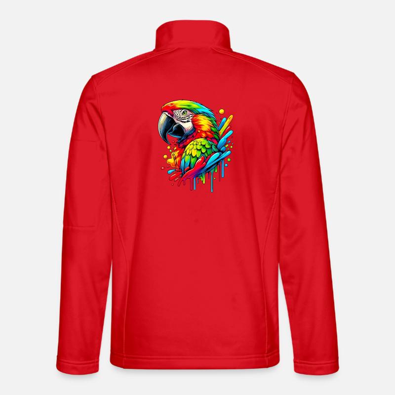 Perroquet Veste en tissu softshell Unisexe
