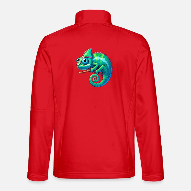 Chamäleon - Unisex Softshelljacke - Rot