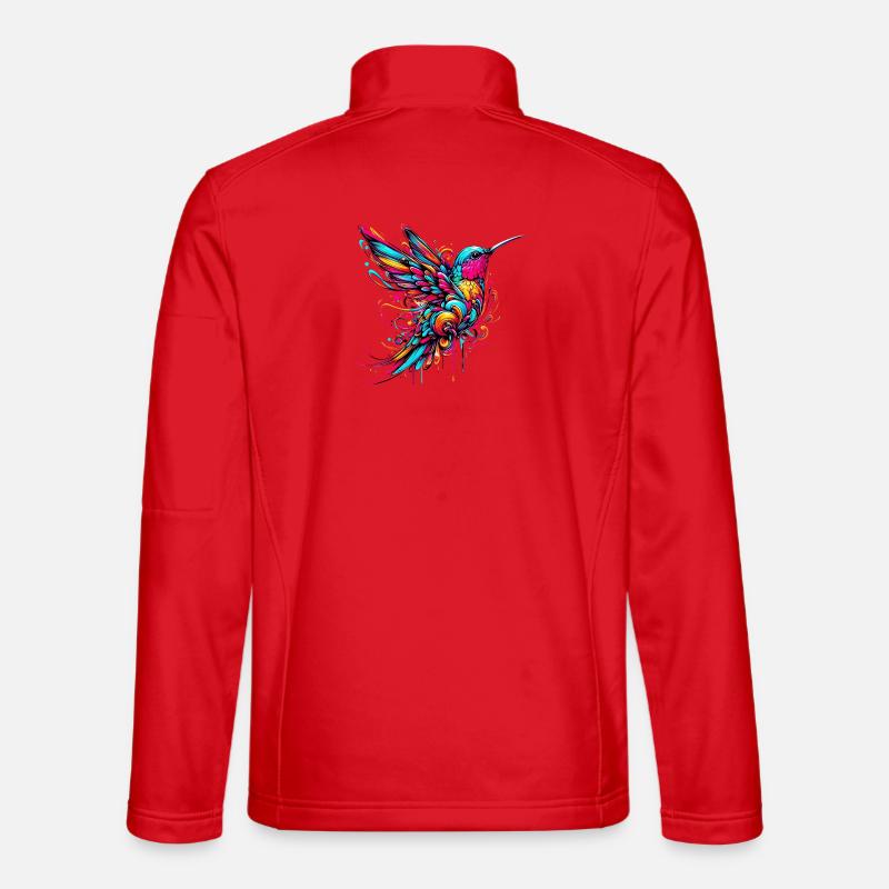 Hummingbird - Unisex Softshell Jacket - red